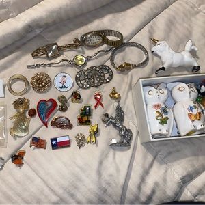 Antiques and pins